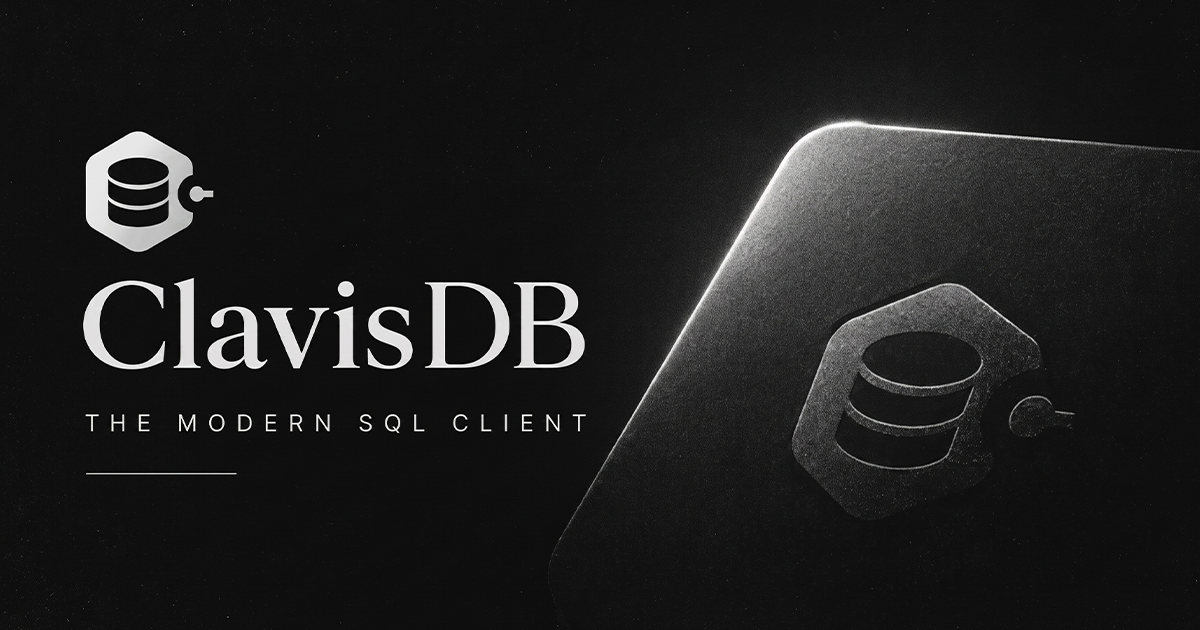 I built ClavisDB - A modern SQL client with native FiveM & RedM support logo